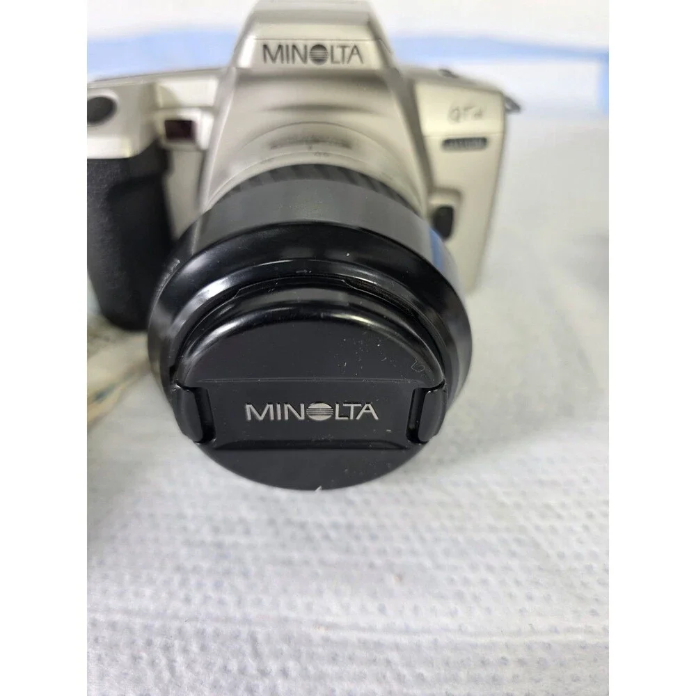Minolta QTsi Maxxum 35mm SLR Film Camera + 35-80mm Lens TESTED